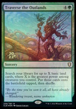 Traverse the Outlands [Commander Legends: Battle for Baldur's Gate Prerelease Promos] - Trinity Hobby
