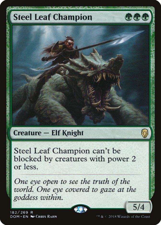 Steel Leaf Champion [Dominaria] - Trinity Hobby