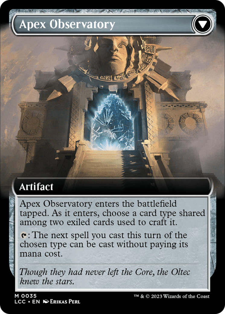 Eye of Ojer Taq // Apex Observatory (Extended Art) [The Lost Caverns of Ixalan Commander] - Trinity Hobby