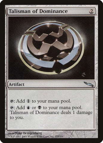 Talisman of Dominance [Mirrodin] - Trinity Hobby