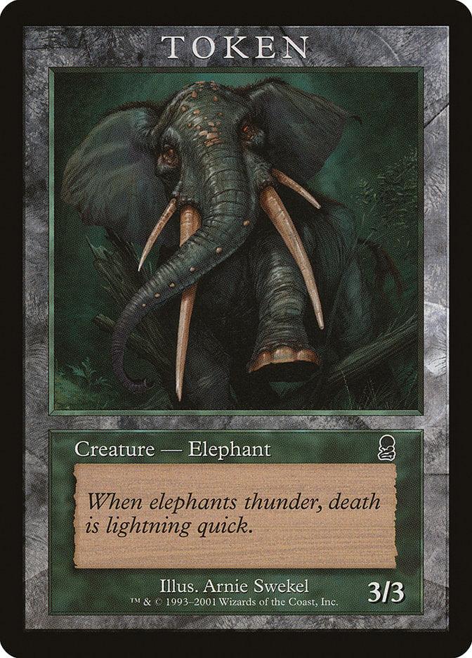 Elephant Token [Magic Player Rewards 2002] - Trinity Hobby