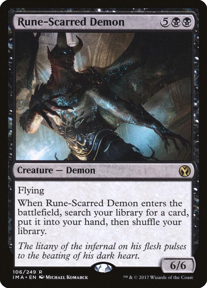 Rune-Scarred Demon [Iconic Masters] - Trinity Hobby