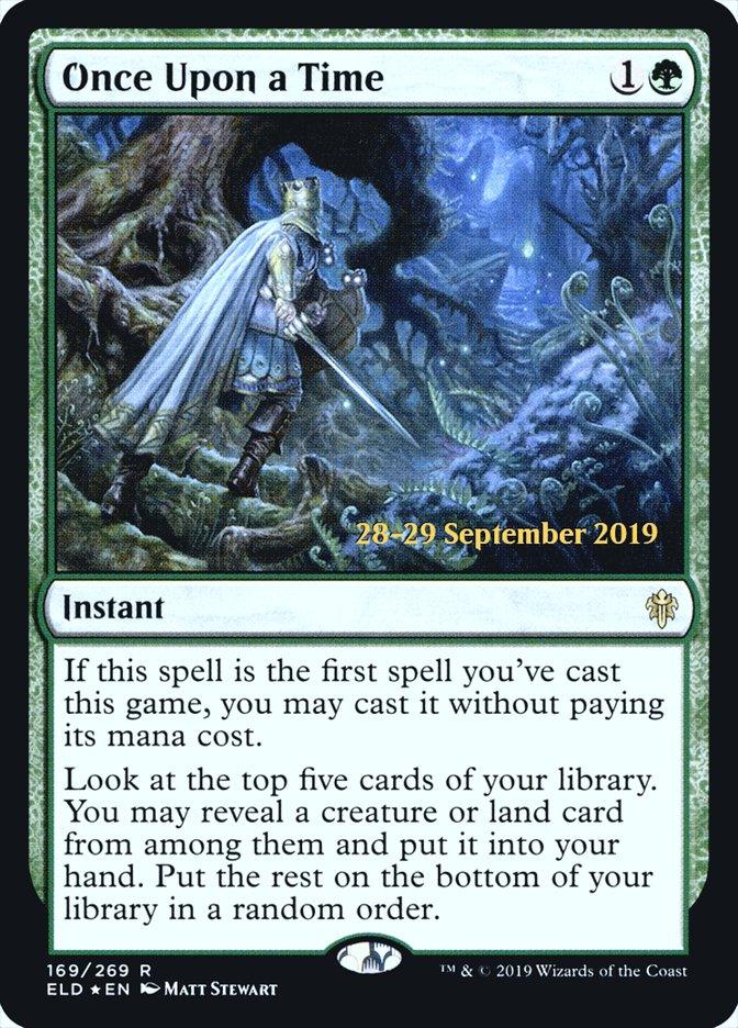 Once Upon a Time [Throne of Eldraine Prerelease Promos] - Trinity Hobby