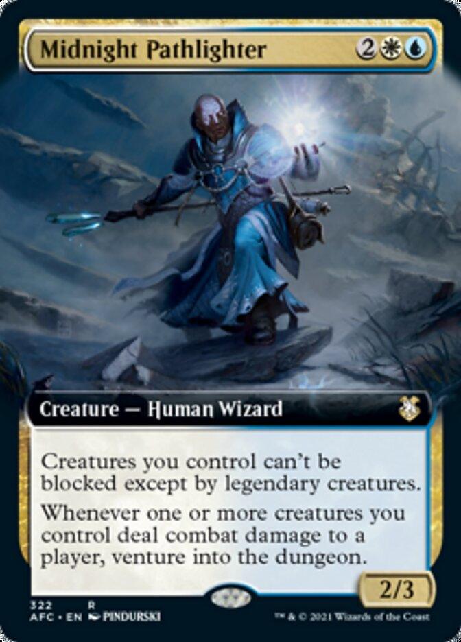 Midnight Pathlighter (Extended Art) [Dungeons & Dragons: Adventures in the Forgotten Realms Commander] - Trinity Hobby