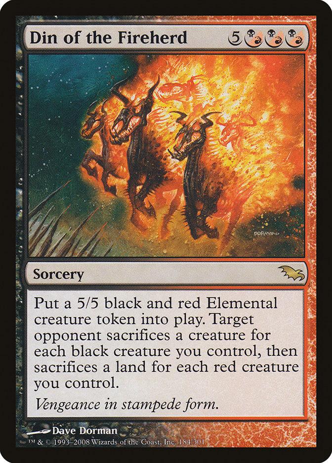 Din of the Fireherd [Shadowmoor] - Trinity Hobby