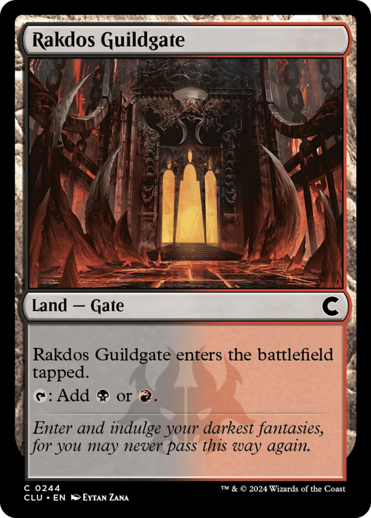 Rakdos Guildgate [Ravnica: Clue Edition] - Trinity Hobby