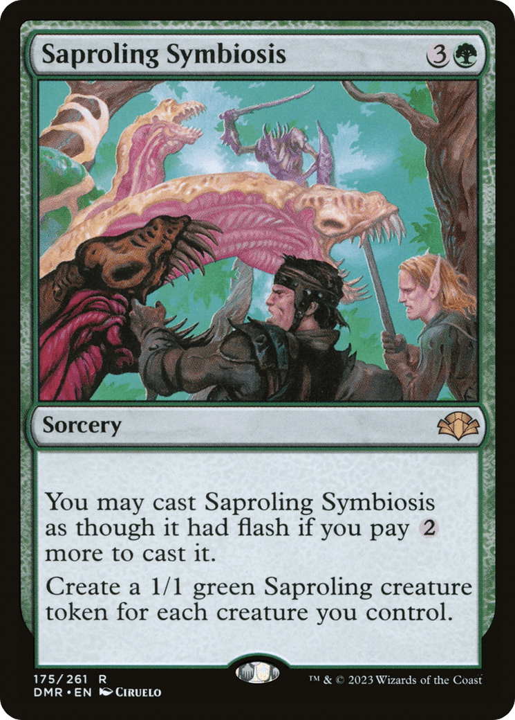 Saproling Symbiosis [Dominaria Remastered] - Trinity Hobby