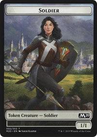 Soldier // Zombie Double-Sided Token [Game Night 2019 Tokens] - Trinity Hobby