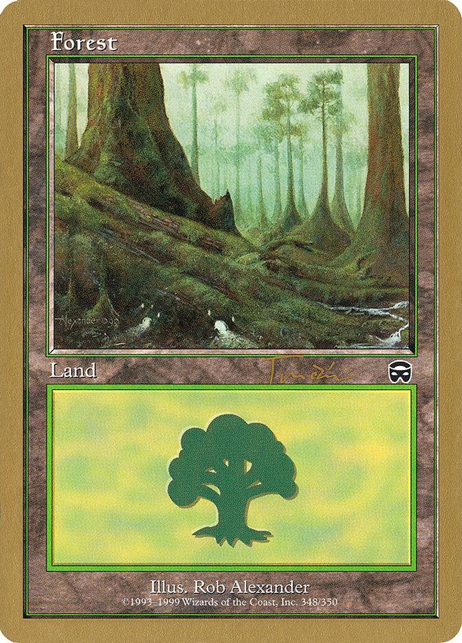 Forest (jt348) (Jan Tomcani) [World Championship Decks 2001] - Trinity Hobby
