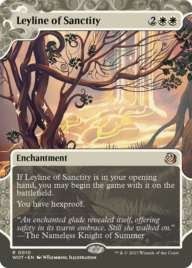 Leyline of Sanctity [Wilds of Eldraine: Enchanting Tales] - Trinity Hobby