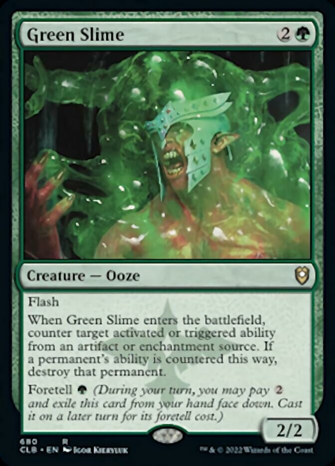 Green Slime [Commander Legends: Battle for Baldur's Gate] - Trinity Hobby