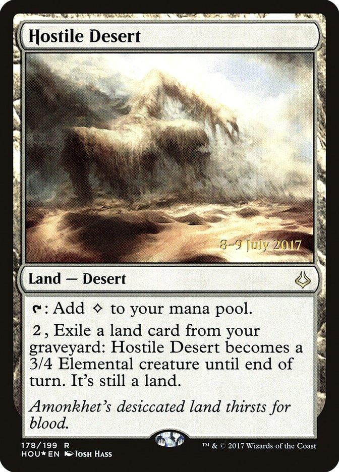 Hostile Desert [Hour of Devastation Prerelease Promos] - Trinity Hobby