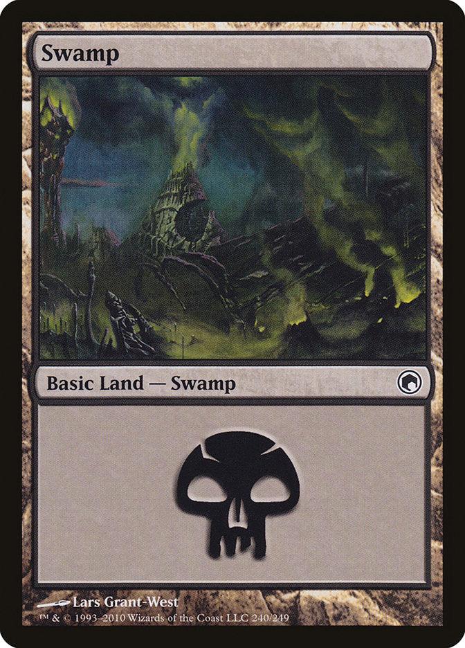 Swamp (240) [Scars of Mirrodin] - Trinity Hobby