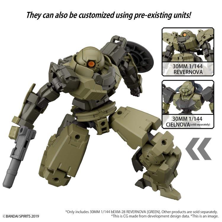 [Pre-Order] 30MM 1/144 bEXM-28 REVERNOVA [GREEN] - Trinity Hobby