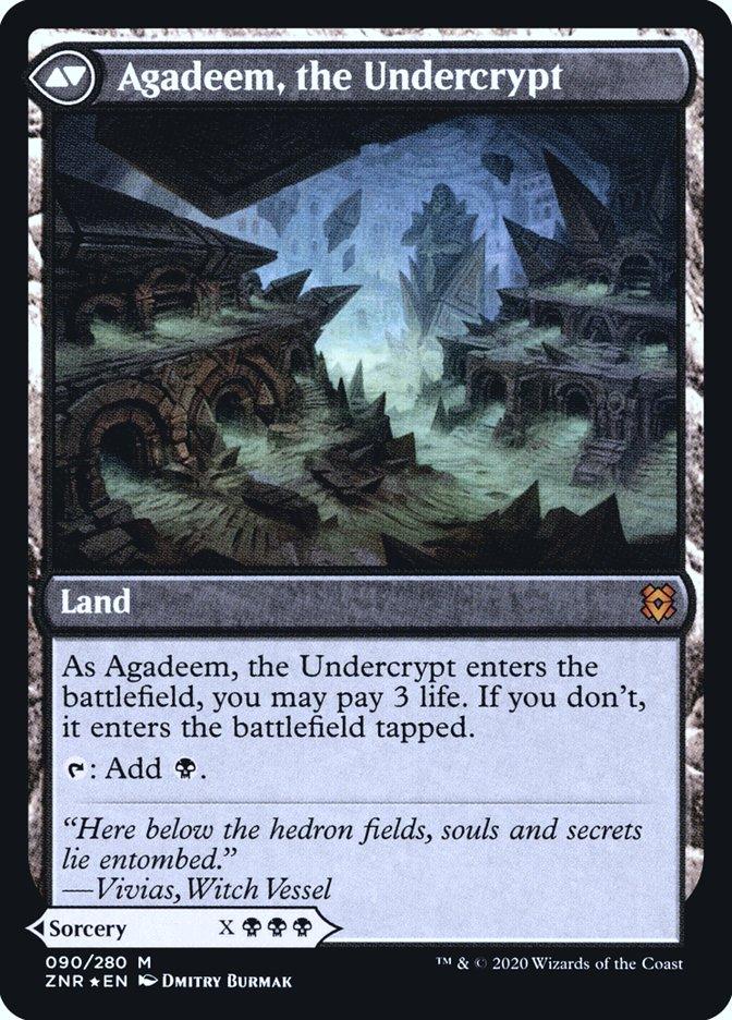 Agadeem's Awakening // Agadeem, the Undercrypt [Zendikar Rising Prerelease Promos] - Trinity Hobby