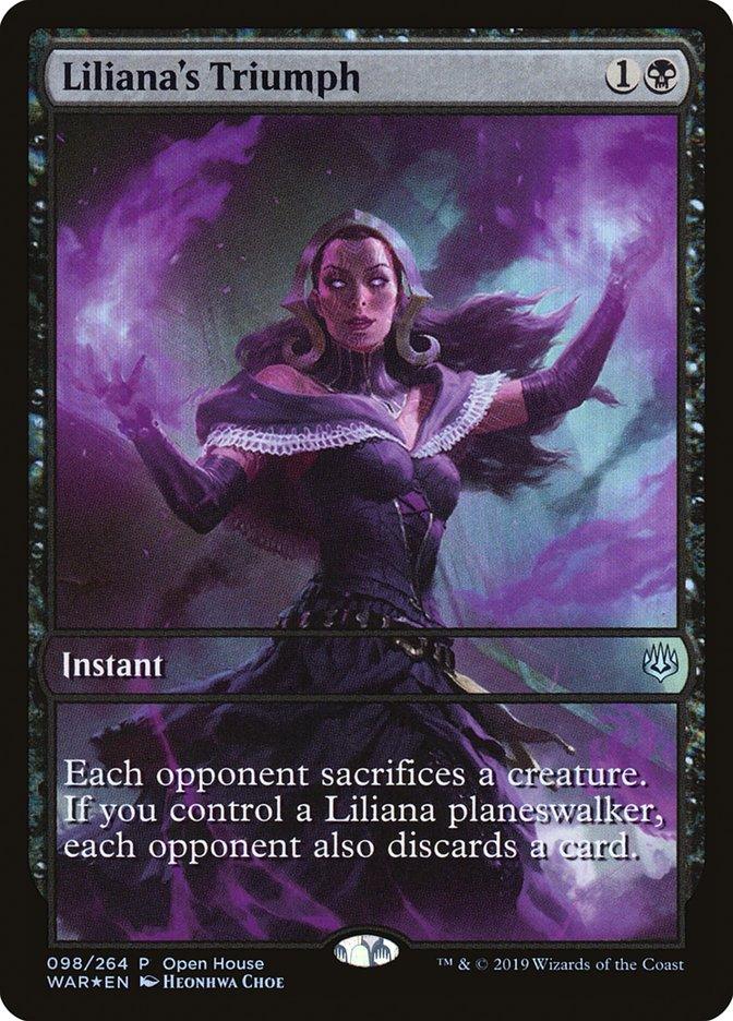 Liliana's Triumph (Open House) [War of the Spark Promos] - Trinity Hobby