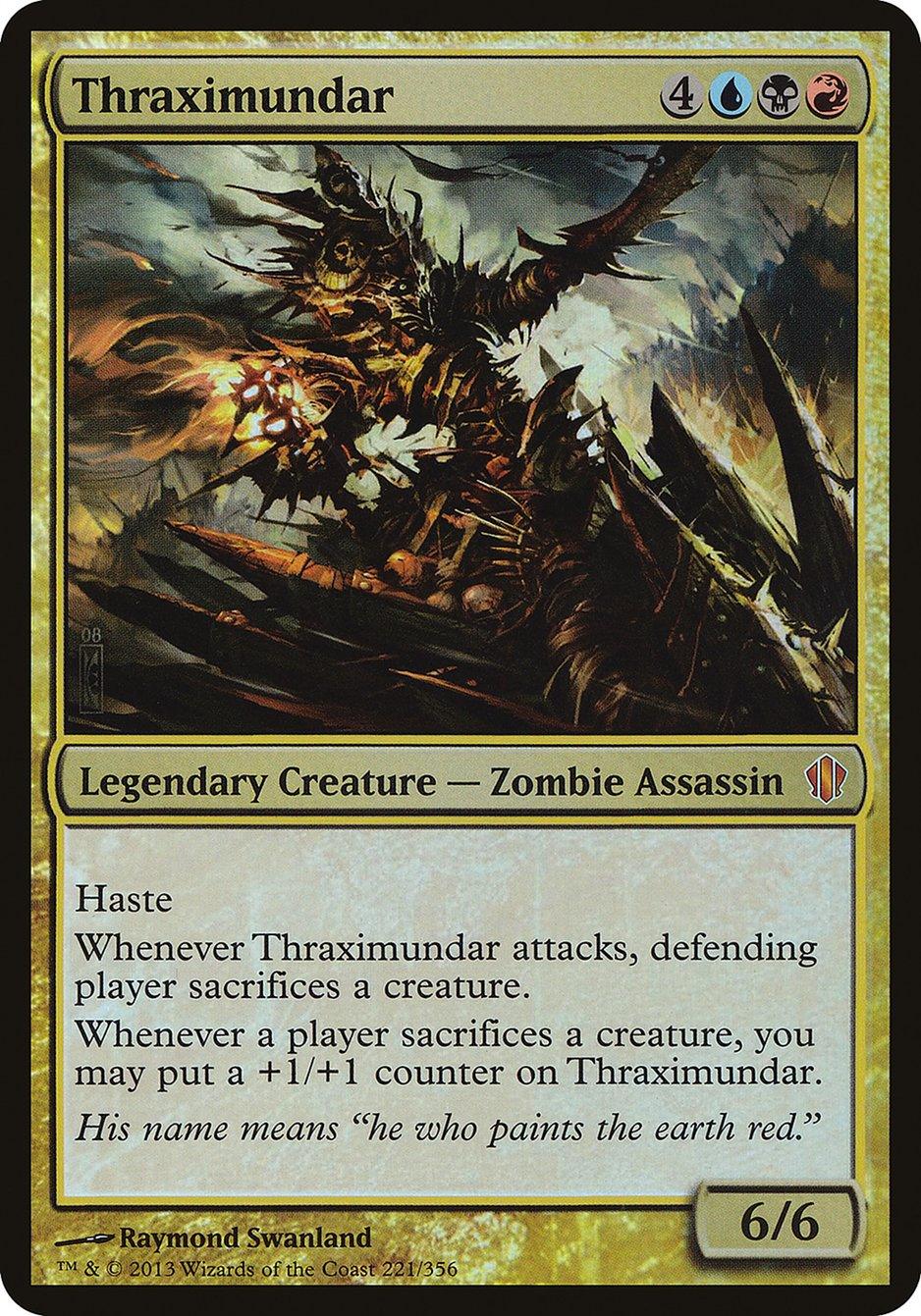 Thraximundar (Oversized) [Commander 2013 Oversized] - Trinity Hobby