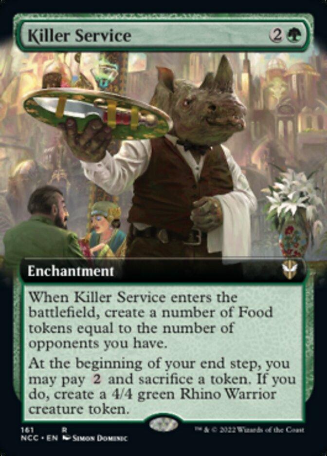 Killer Service (Extended Art) [Streets of New Capenna Commander] - Trinity Hobby