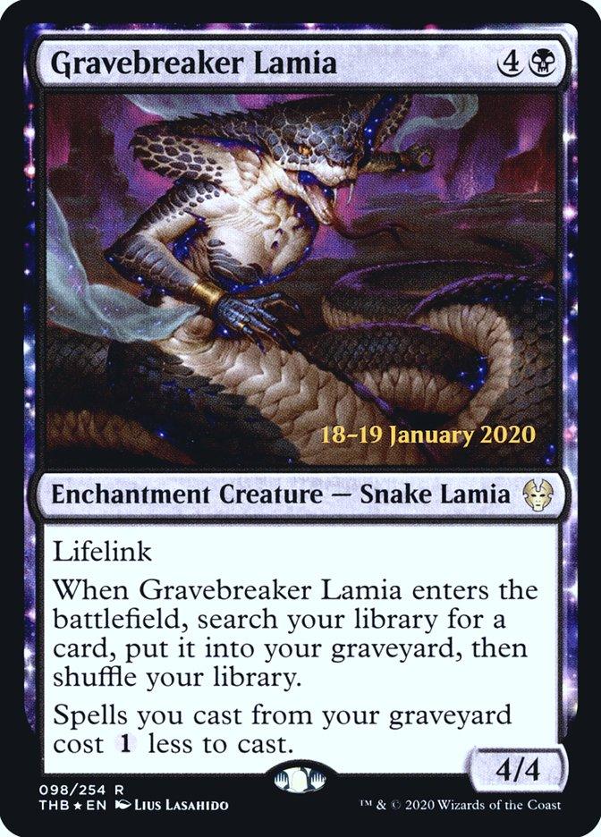 Gravebreaker Lamia [Theros Beyond Death Prerelease Promos] - Trinity Hobby