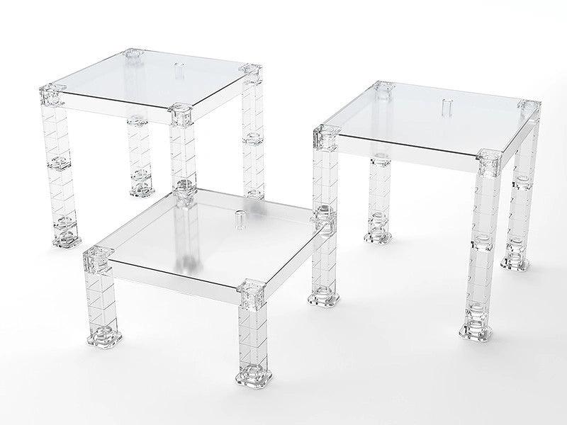 [GoodSmile] The Simple Stand: Build-On Type (Translucent/Black) - Trinity Hobby