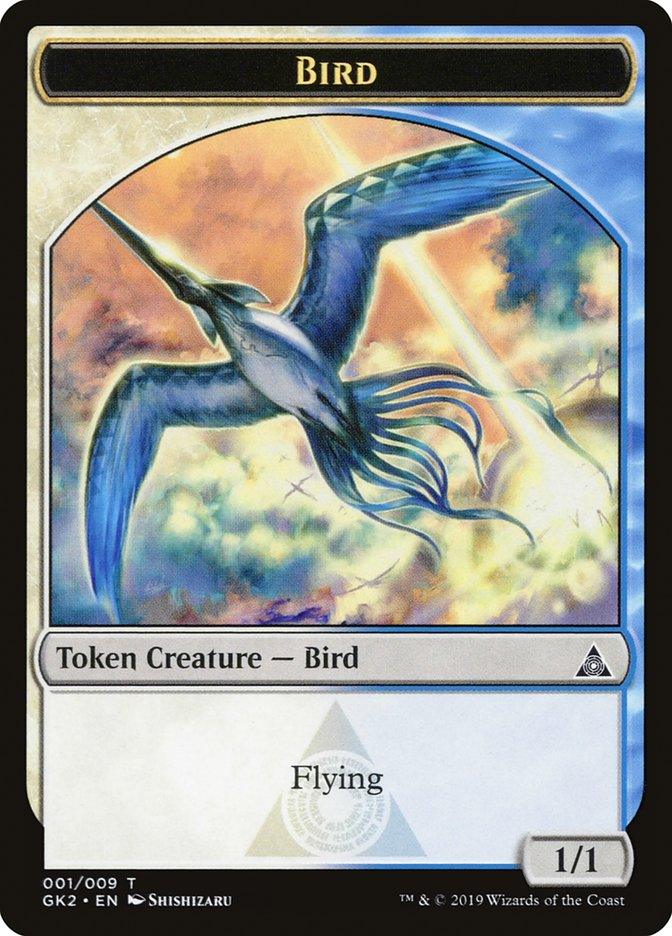 Bird // Thopter Double-Sided Token [Ravnica Allegiance Guild Kit Tokens] - Trinity Hobby