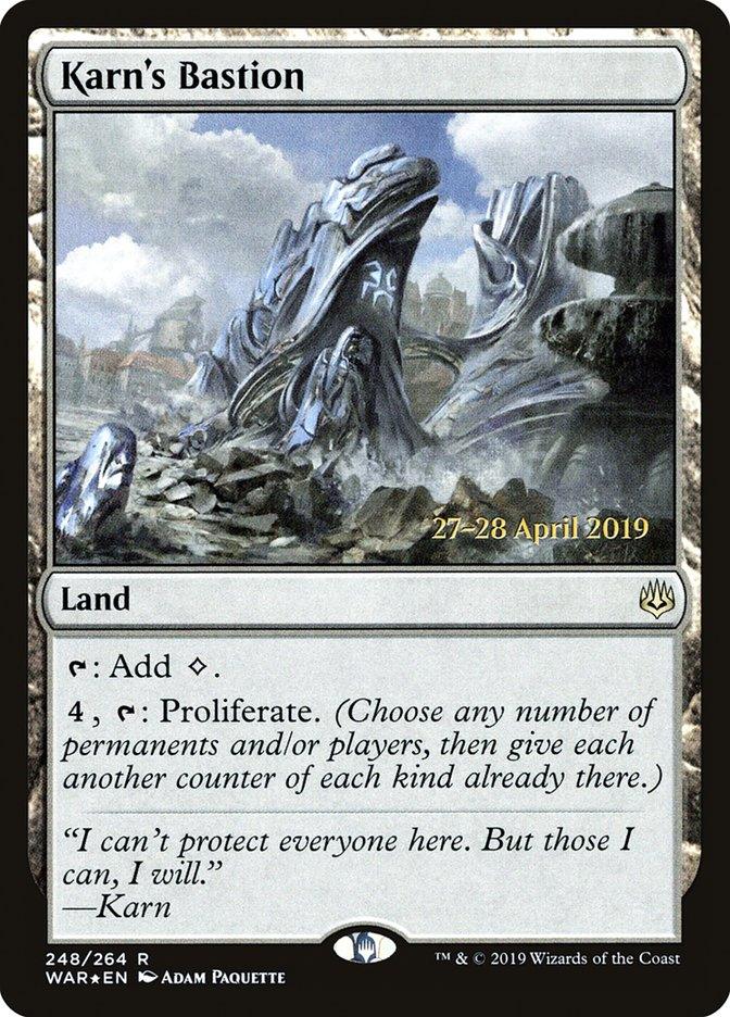 Karn's Bastion [War of the Spark Prerelease Promos] - Trinity Hobby