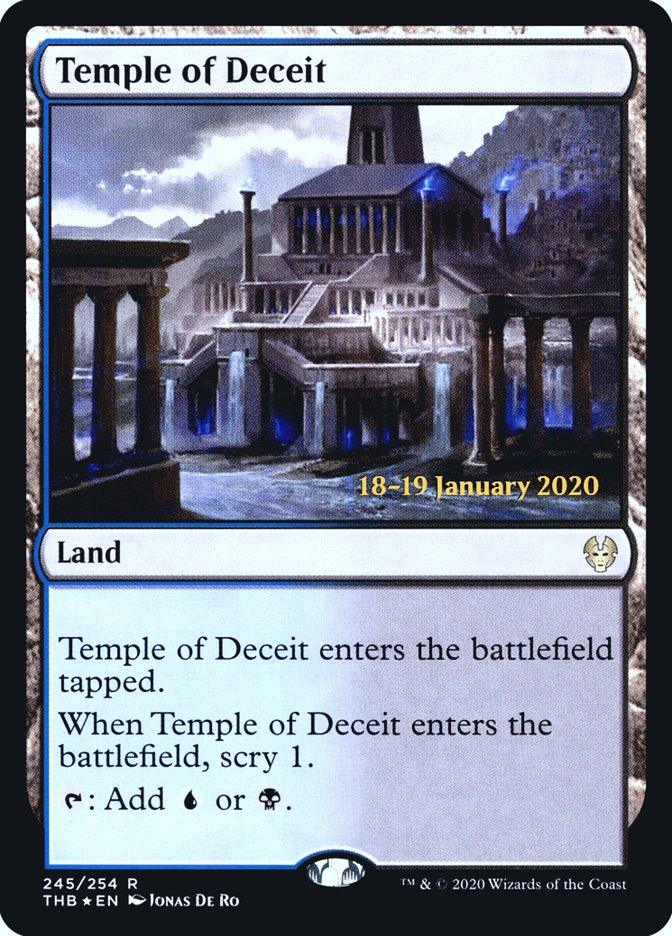 Temple of Deceit [Theros Beyond Death Prerelease Promos] - Trinity Hobby
