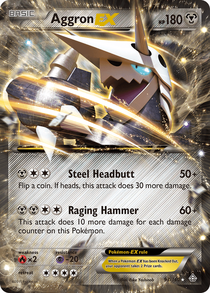 Aggron EX (93/160) [XY: Primal Clash] - Trinity Hobby