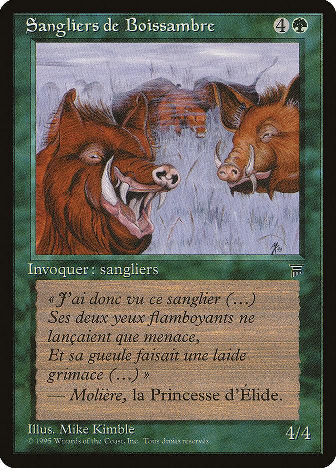 Durkwood Boars (French) - "Sangliers de Boissambre" [Renaissance] - Trinity Hobby