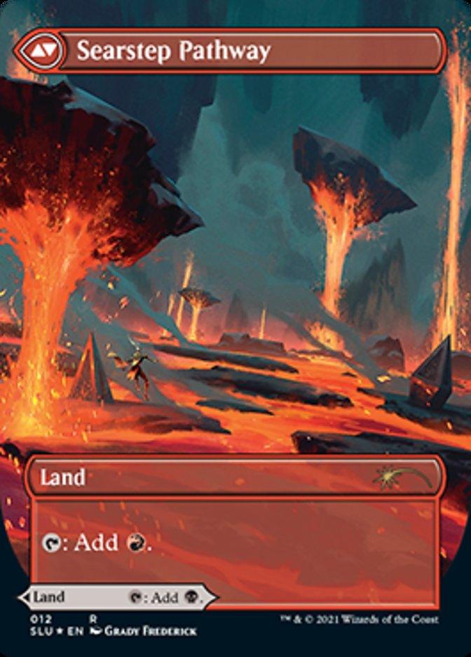 Blightstep Pathway // Searstep Pathway (Borderless) [Secret Lair: Ultimate Edition 2] - Trinity Hobby