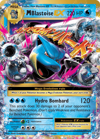 M Blastoise EX (22/108) [XY: Evolutions] - Trinity Hobby