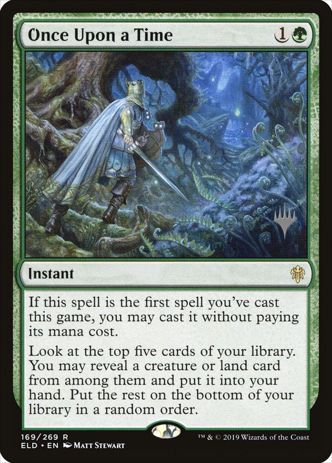 Once Upon a Time (Promo Pack) [Throne of Eldraine Promos] - Trinity Hobby