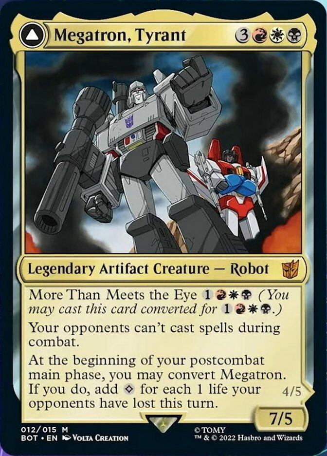 Megatron, Tyrant // Megatron, Destructive Force [Transformers] - Trinity Hobby