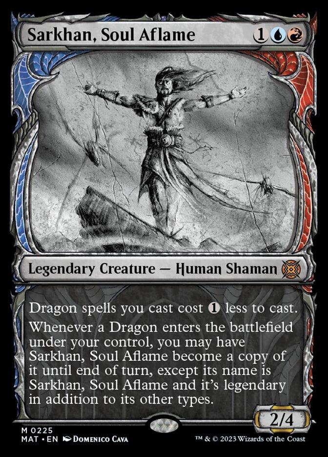 Sarkhan, Soul Aflame (Showcase Halo Foil) [March of the Machine: The Aftermath] - Trinity Hobby