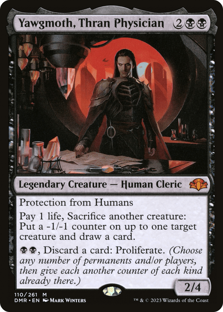 Yawgmoth, Thran Physician [Dominaria Remastered] - Trinity Hobby