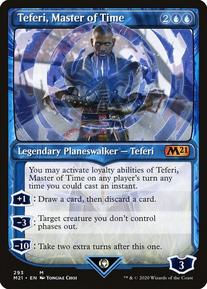 Teferi, Master of Time (Showcase) (293) [Core Set 2021] - Trinity Hobby