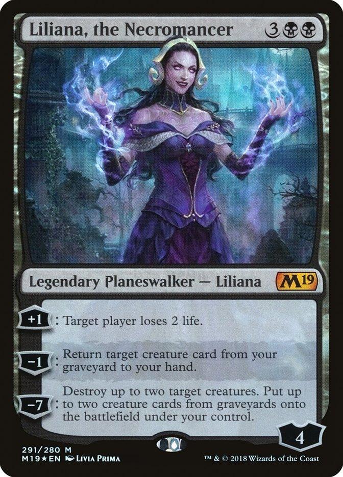 Liliana, the Necromancer [Core Set 2019] - Trinity Hobby