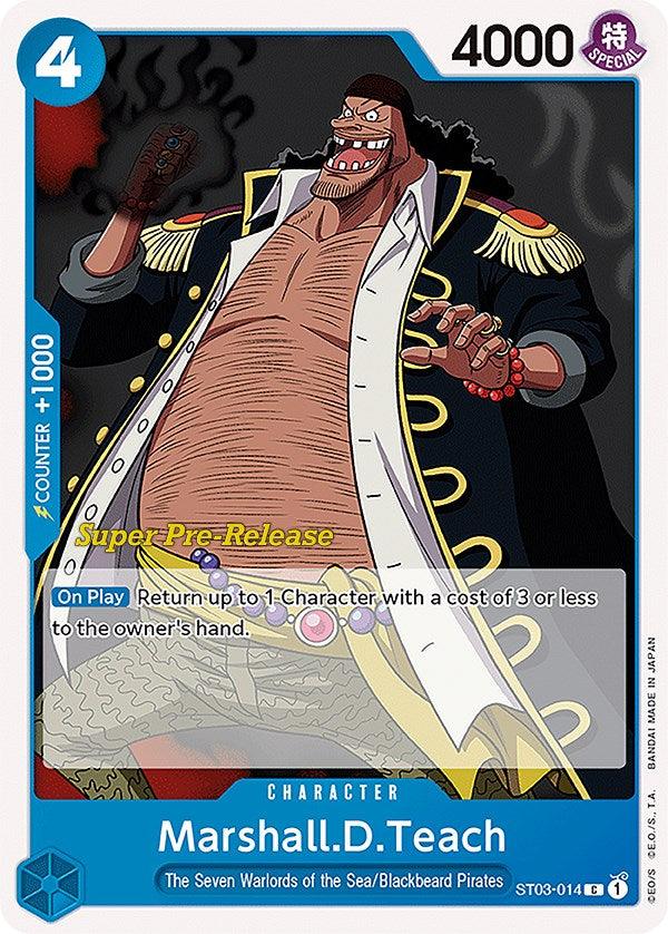 Marshall.D.Teach [Super Pre-Release Starter Deck: The Seven Warlords of the Sea] - Trinity Hobby