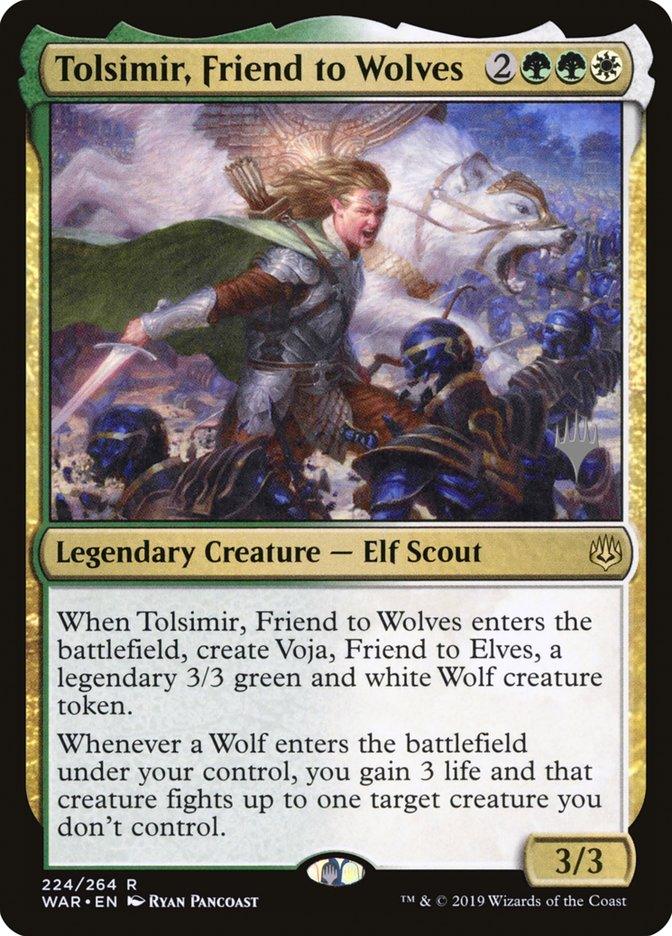 Tolsimir, Friend to Wolves (Promo Pack) [War of the Spark Promos] - Trinity Hobby