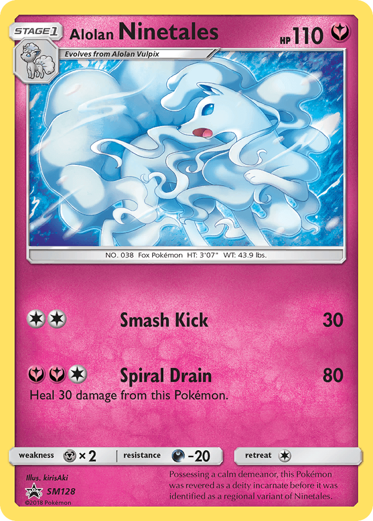 Alolan Ninetales (SM128) [Sun & Moon: Black Star Promos] - Trinity Hobby