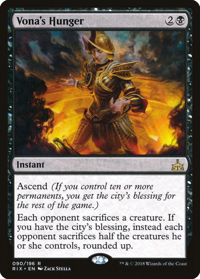 Vona's Hunger [Rivals of Ixalan] - Trinity Hobby