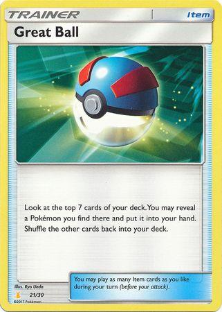 Great Ball (21/30) [Sun & Moon: Trainer Kit - Alolan Raichu] - Trinity Hobby