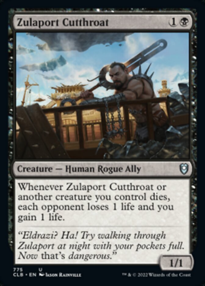 Zulaport Cutthroat [Commander Legends: Battle for Baldur's Gate] - Trinity Hobby
