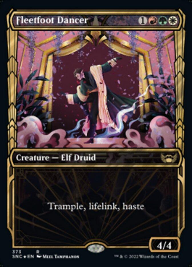 Fleetfoot Dancer (Showcase Golden Age Gilded Foil) [Streets of New Capenna] - Trinity Hobby