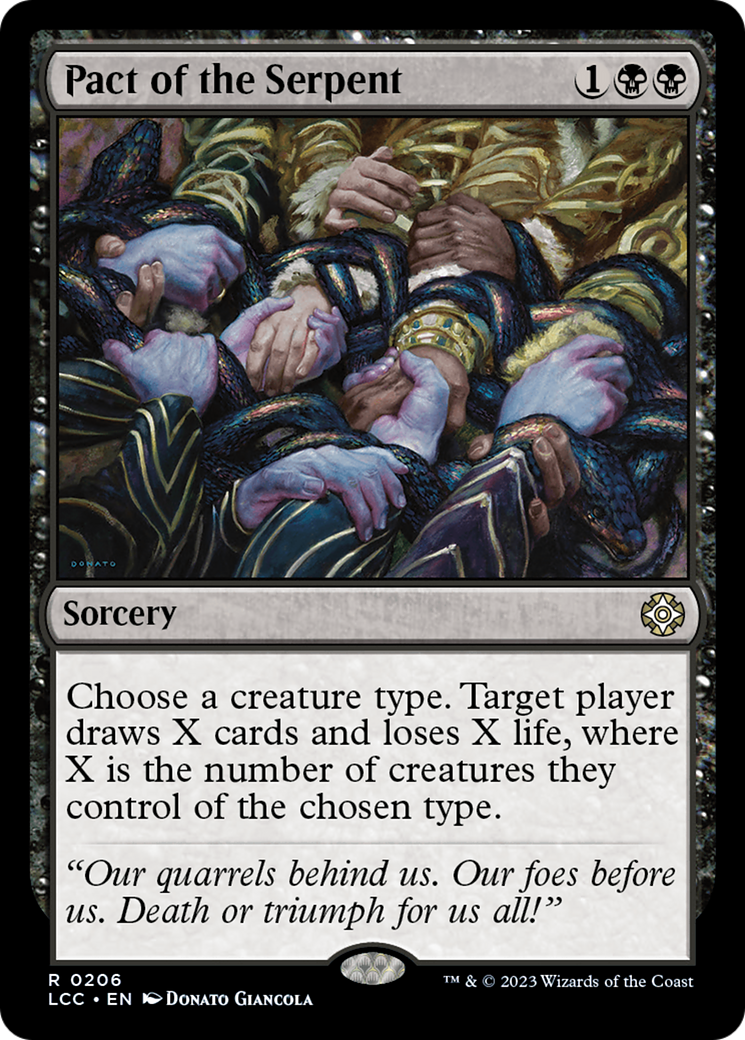 Pact of the Serpent [The Lost Caverns of Ixalan Commander] - Trinity Hobby