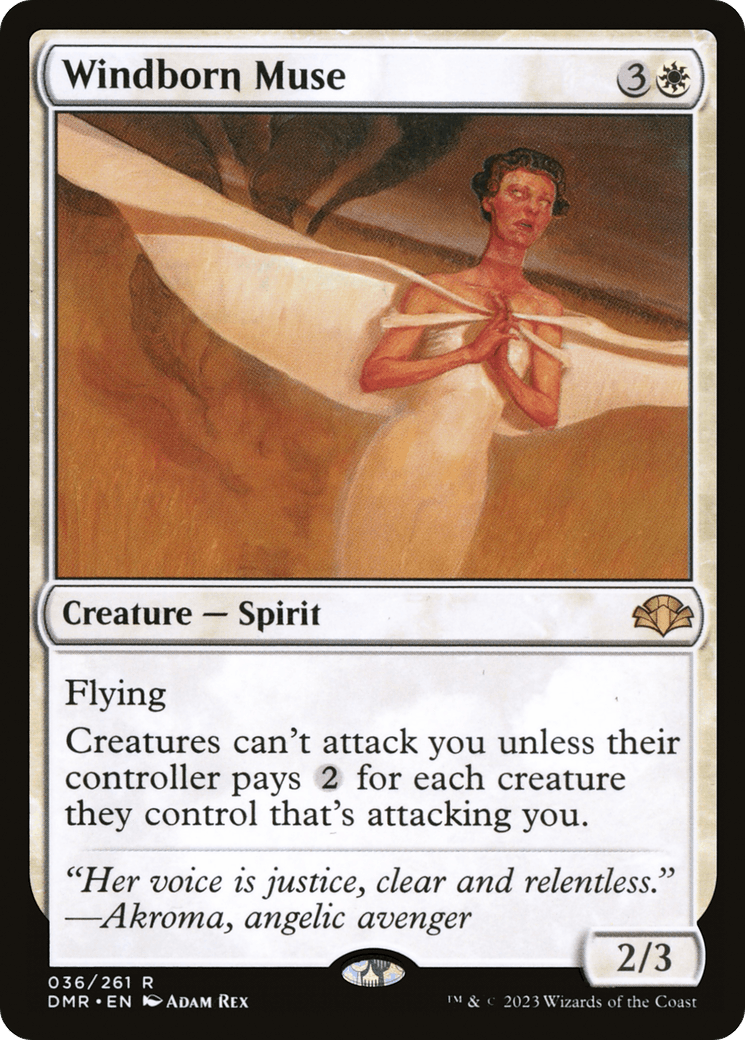 Windborn Muse [Dominaria Remastered] - Trinity Hobby