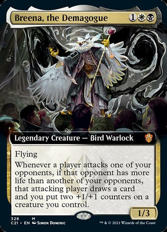 Breena, the Demagogue (Extended Art) [Commander 2021] - Trinity Hobby