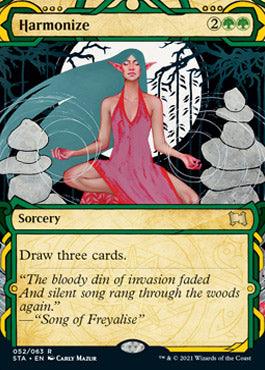 Harmonize (Foil Etched) [Strixhaven: School of Mages Mystical Archive] - Trinity Hobby