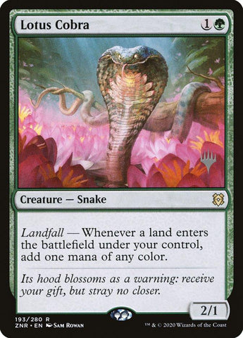 Lotus Cobra (Promo Pack) [Zendikar Rising Promos] - Trinity Hobby