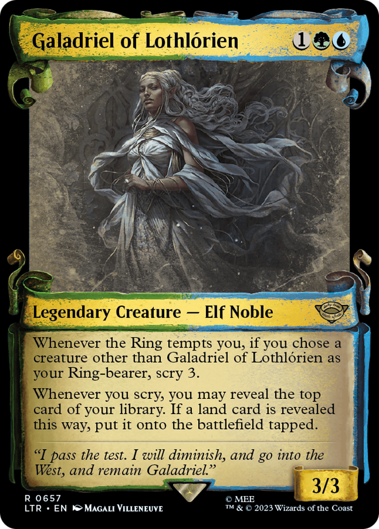 Galadriel of Lothlorien [The Lord of the Rings: Tales of Middle-Earth Showcase Scrolls] - Trinity Hobby